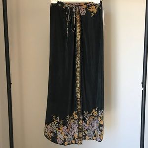 NWT Gorgeous Silk Mixed Business Maxi Skirt